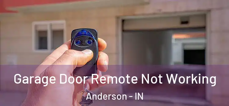  Garage Door Remote Not Working Anderson - IN